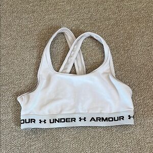 Under Armour White Sports Bra